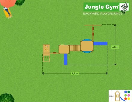 Игровая площадка Jungle Grand Barn Jungle Gum  