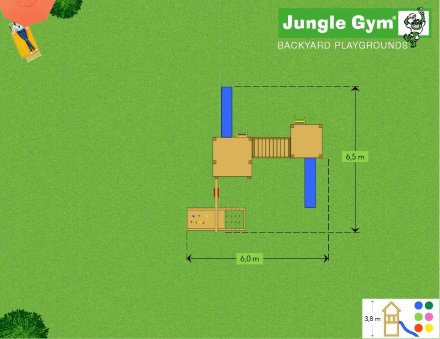 Игровая площадка Jungle Grand Palace Jungle Gum  