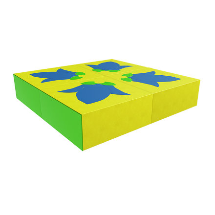 Набор мягких кубиков для детей Клумба ROMANA ДМФ-МК-01.92.05 