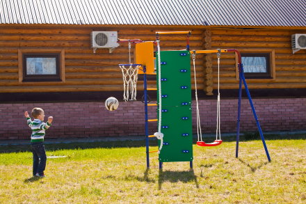 Детский спортивный комплекс для дачи РОМАНА Скалодром СК-3.3.14.31 