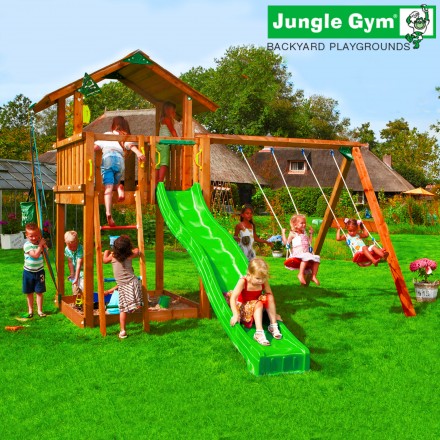 Игровой городок Jungle Chalet+Swing Module Xtra  
