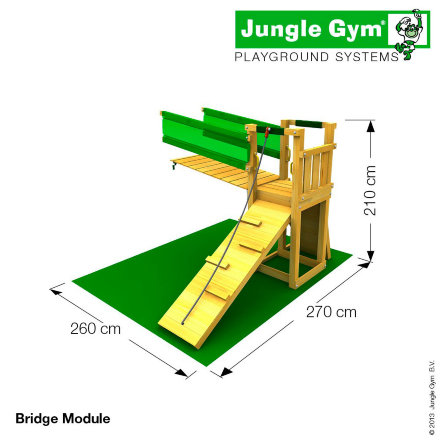 Игровой комплекс Jungle Cottage+BridgeModule  