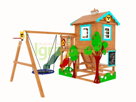Домик 2 Совенок IgraGrad Premium игровой комплекс для детей 