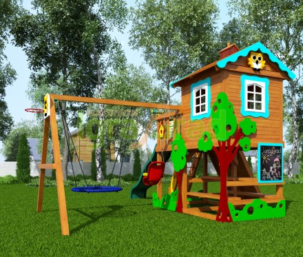 Домик 2 Совенок IgraGrad Premium игровой комплекс для детей 