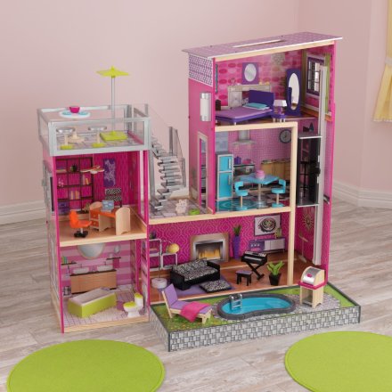 Кукольный домик с мебелью Роскошная Вилла KIDKRAFT 