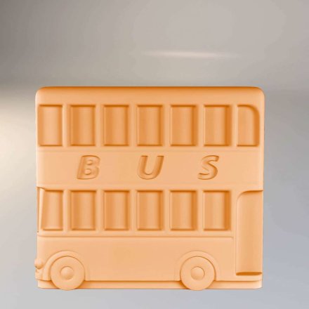 Мягкая защитная стеновая 3D панель Автобус 