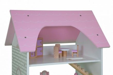 Кукольный домик с мебелью Babygarden FRIENDLY HOUSE 