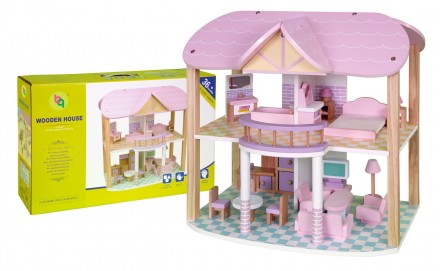 Кукольный домик с мебелью Babygarden FRIENDLY COTTAGE  