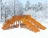 Заливная зимняя горка Snow Fox IgraGrad, скат 5,9 метра двойная мод.2 
