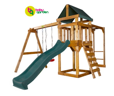 Детская площадка для дачи BabyGarden Play 4 горка 2,2 м  