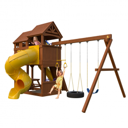 Детская игровая площадка New Sunrise Нью Санрайз с горкой трубой