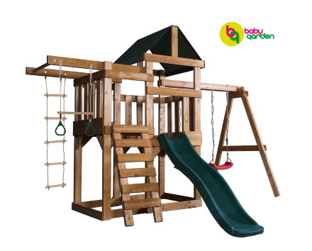 Детская площадка для дачи BabyGarden Play 5 горка 1,75 м 