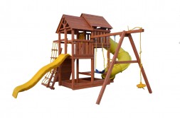 Детская игровая площадка SkyFort Delux PlayGarden с двумя горками