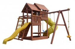 Детская игровая площадка SkyFort Delux II PlayGarden с двумя горками и рукоходом