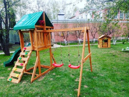 Деревянная игровая площадка для дачи Babygarden 
