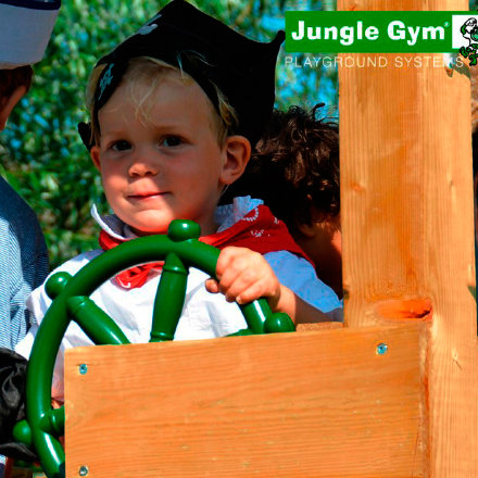 Игровая площадка Jungle Cottage + Boat Module Jungle Gum 